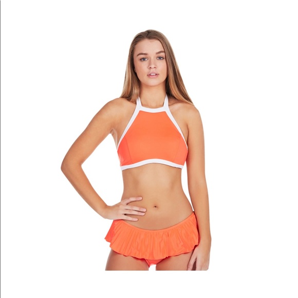 Seafolly Size 8 High Halter Neck Bikini Top w/ Tie - Picture 8 of 8